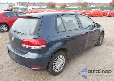 2010 Volkswagen Golf 4-Door из США, поврежденный, VIN WVWDB7AJXAW283694